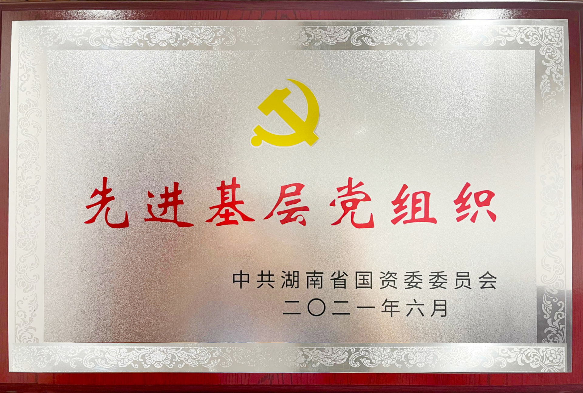 Đảng cơ sở tiên tiến năm 2021 của hệ thống Ủy ban Quản lý và Giám sát Tài sản Nhà nước tỉnh Hồ Nam