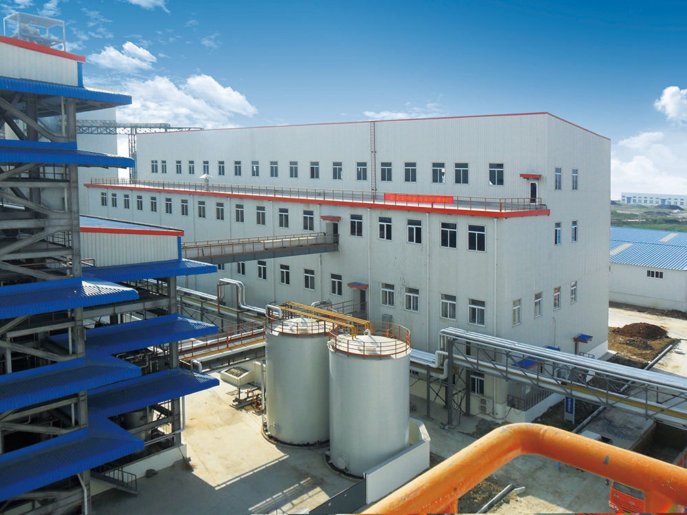 Dự án kết cấu thép khu tiền ép dầu mía của Trung Ninh Quốc